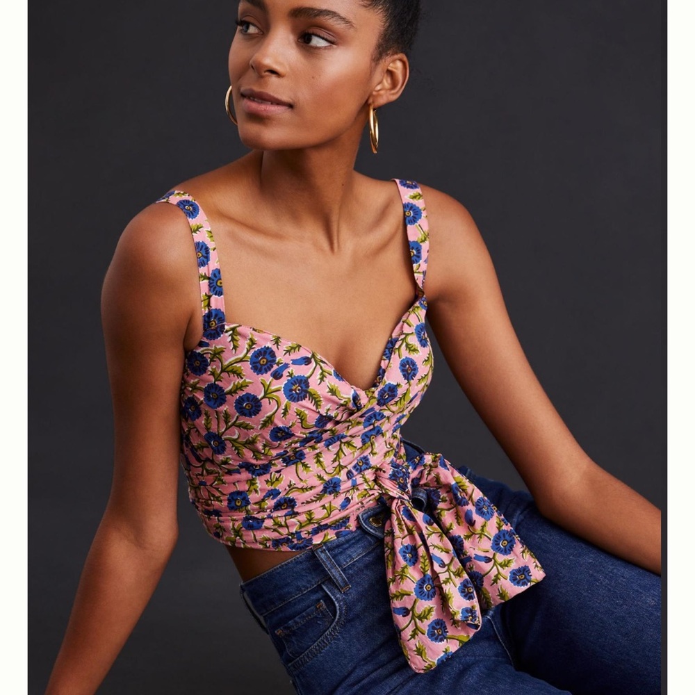 Eddy Cross Front Bustier top